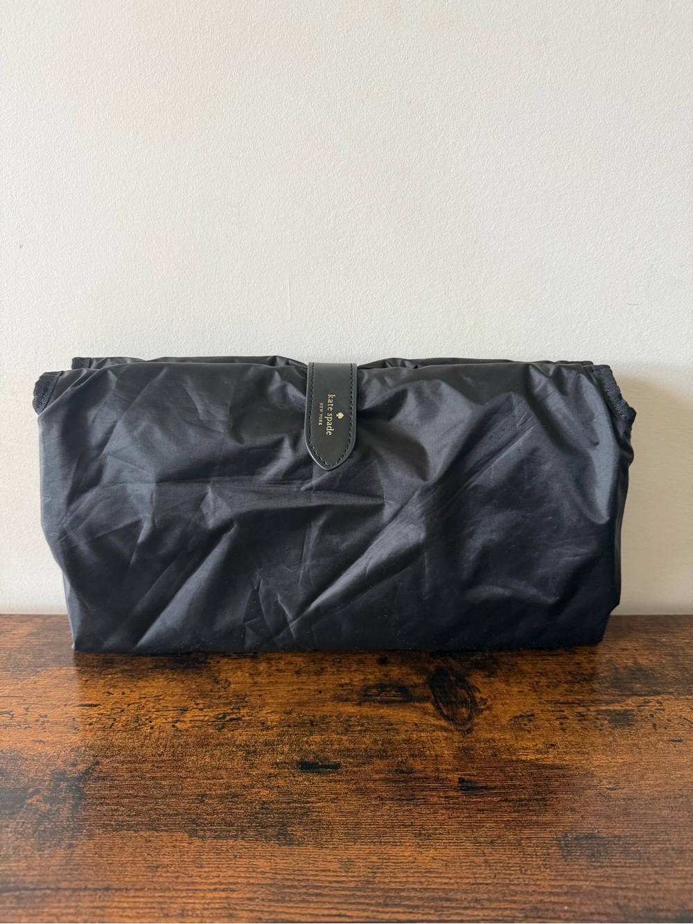 Kate Spade Black Foldable Baby Changing Pad